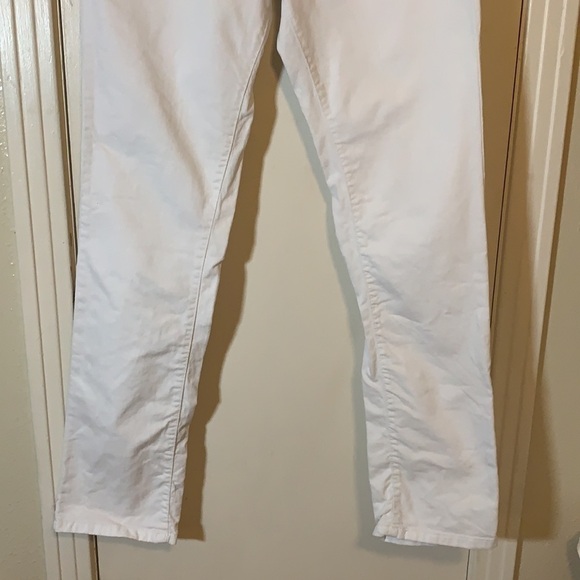 Zara Straight Leg White Jeans, 34 - Picture 3 of 6